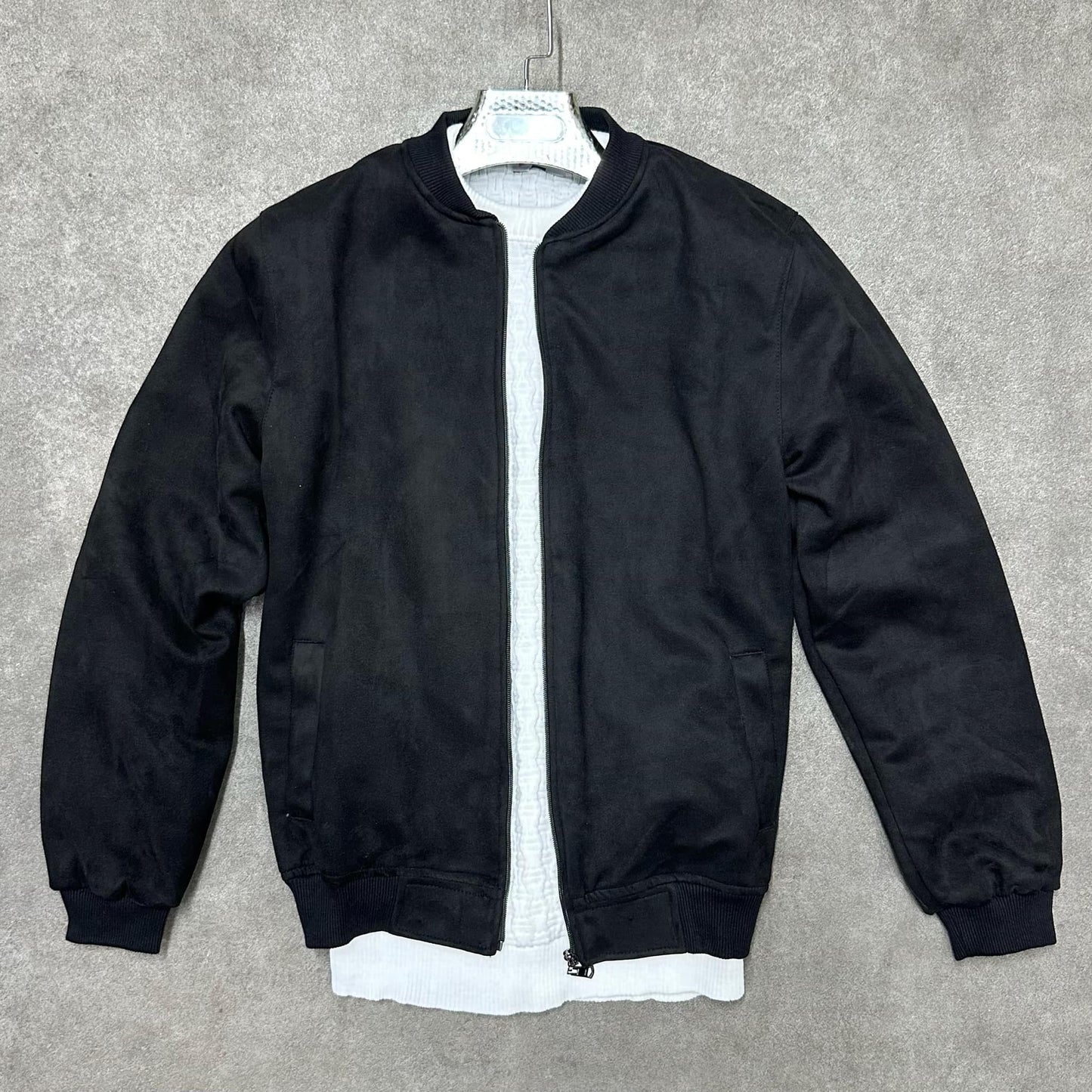 BLOUSON FAUX DAIM
