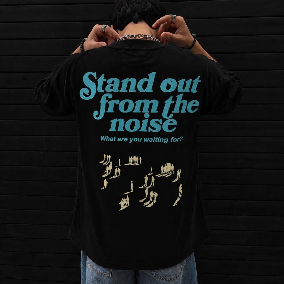 T-shirt Oversized Unisexe “STAND OUT”