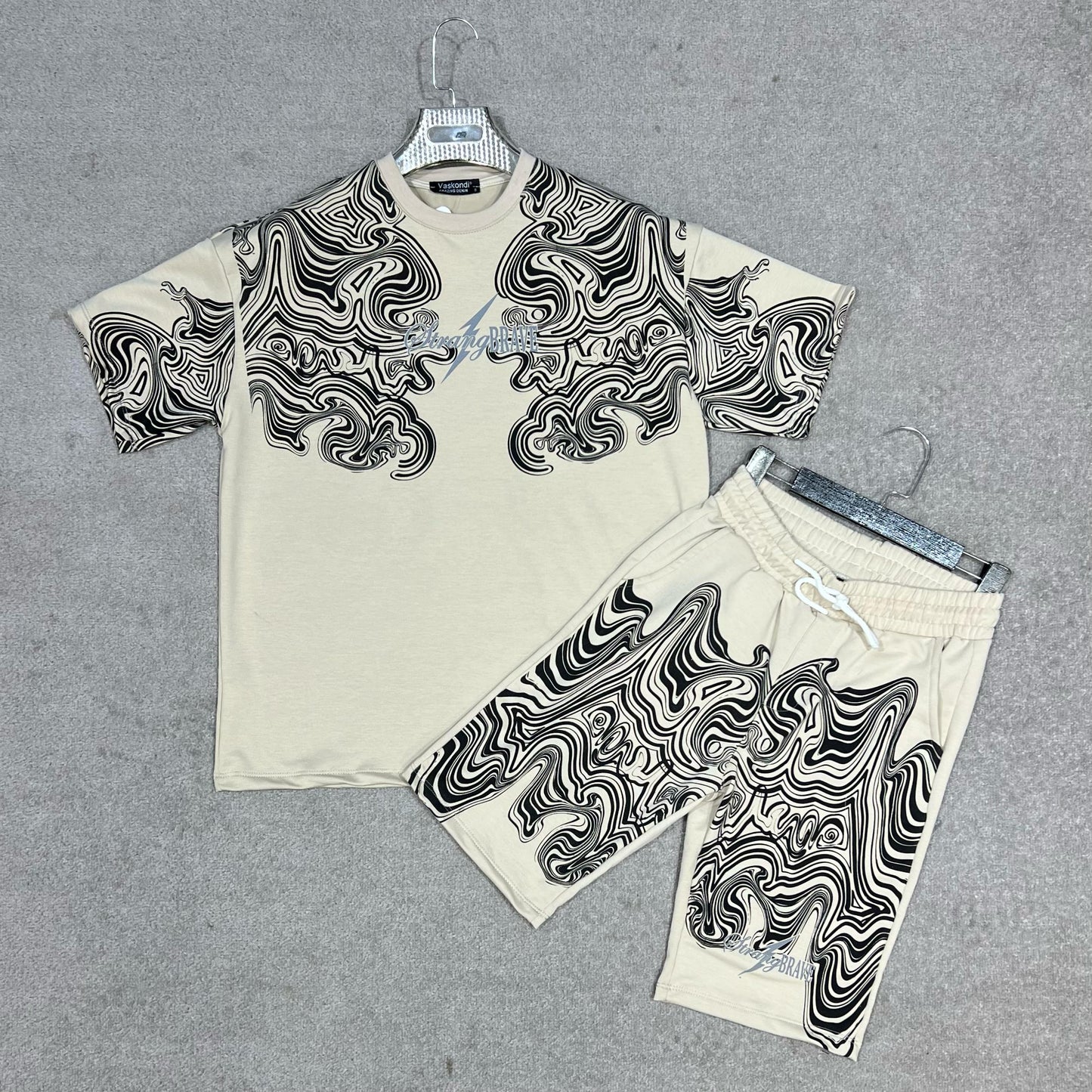 Ensemble T-shirt et Short Design Psychédélique