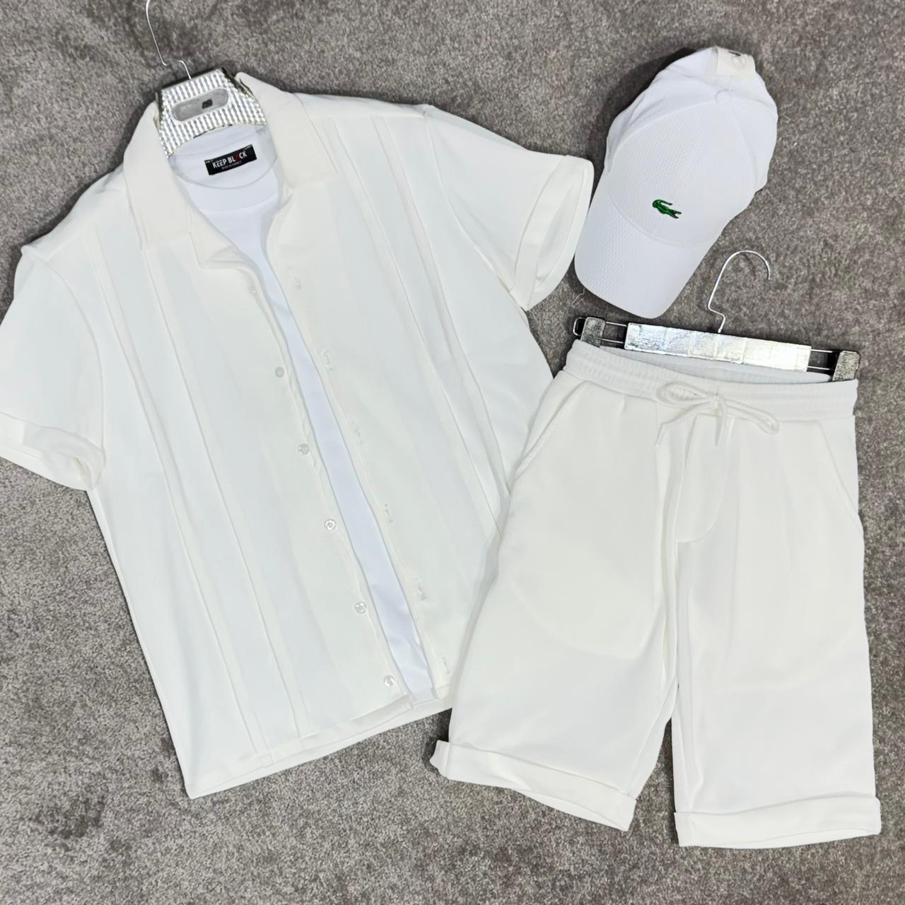Ensemble Chemise : Short avec Cordon
