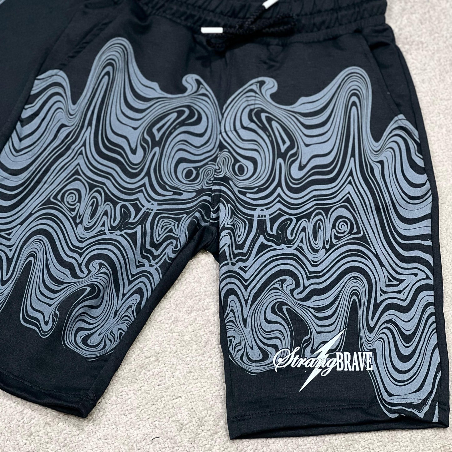 Ensemble T-shirt et Short Design Psychédélique