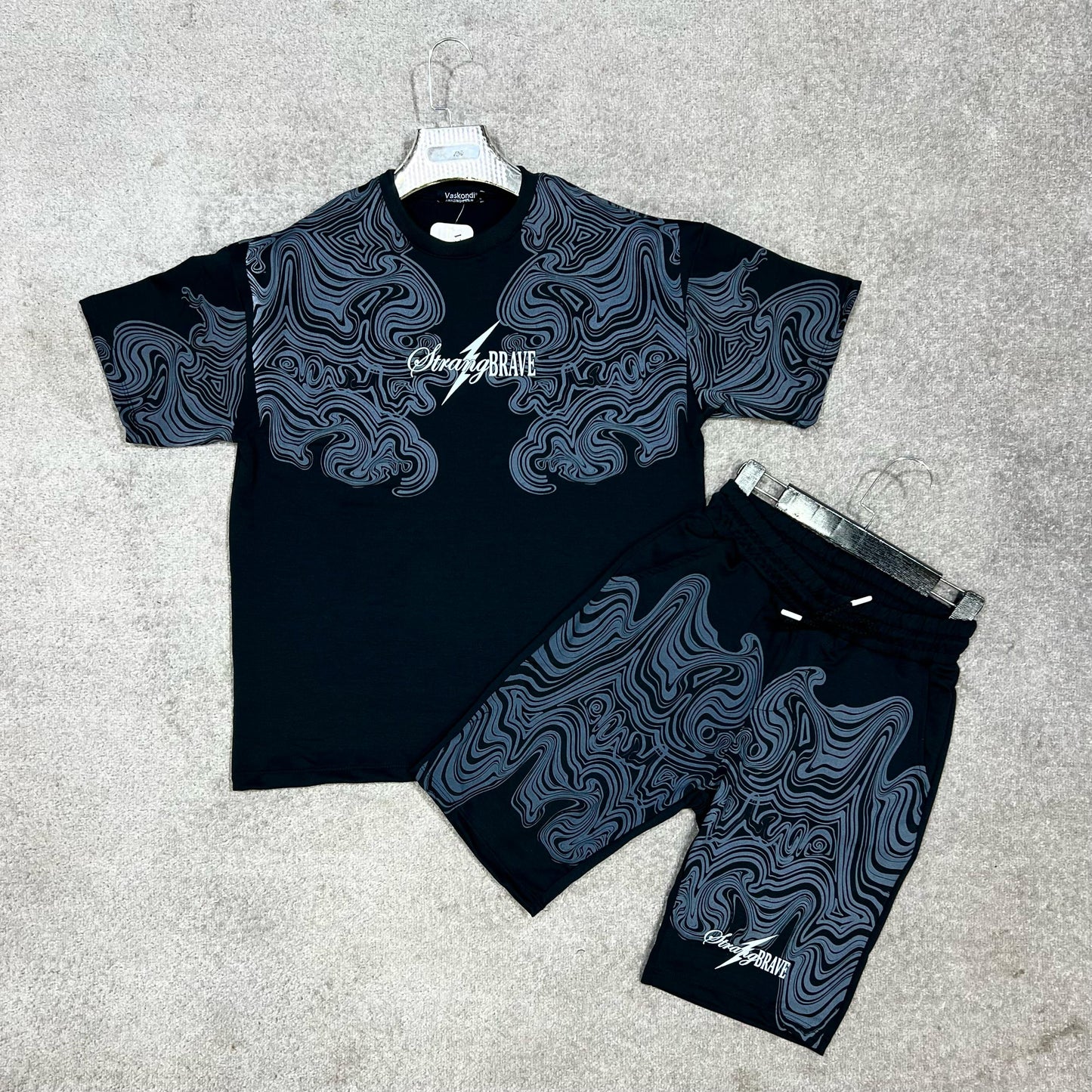 Ensemble T-shirt et Short Design Psychédélique