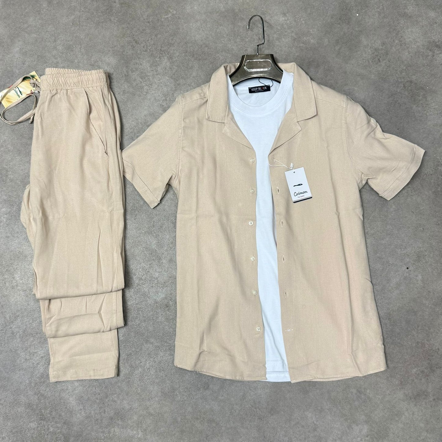 Ensemble Chemise & Pantalon en Lin ref 204