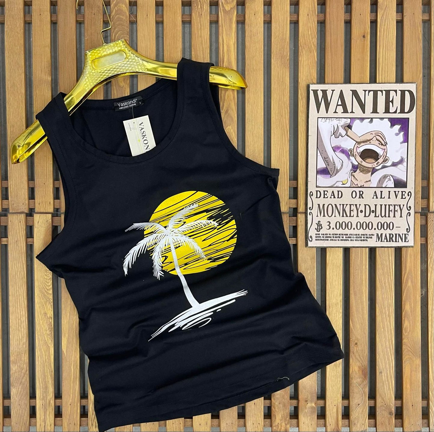 T-shirt Sans Manches "Chill & Palm – Summer Vibes Only"