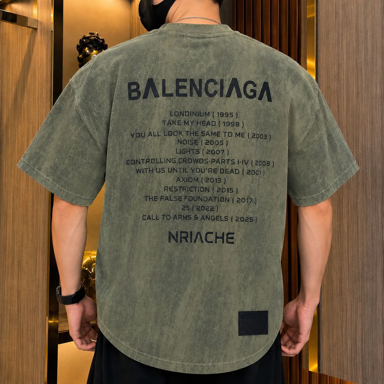 T-shirt  Effet Délavé