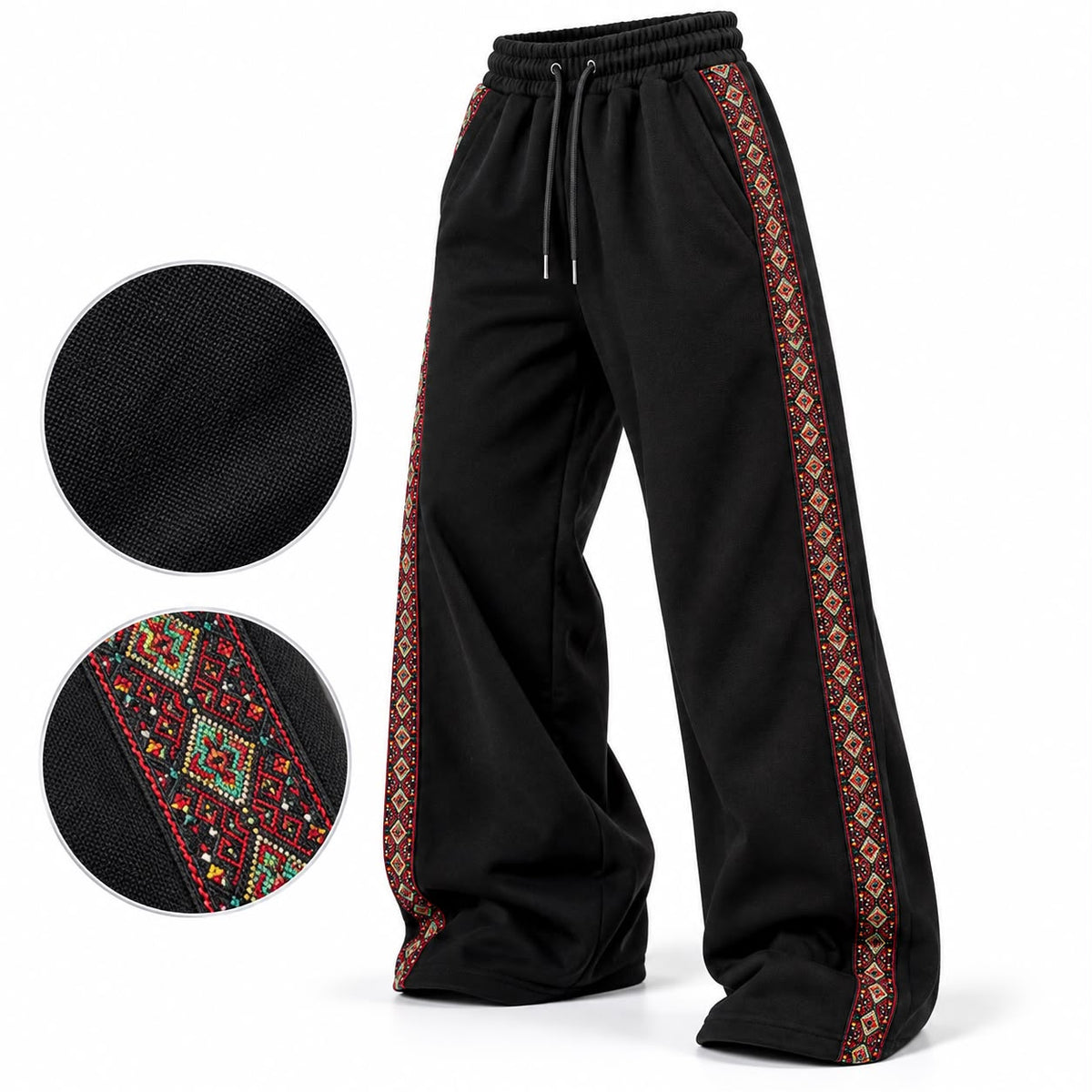 Pantalon Snap zigzag
