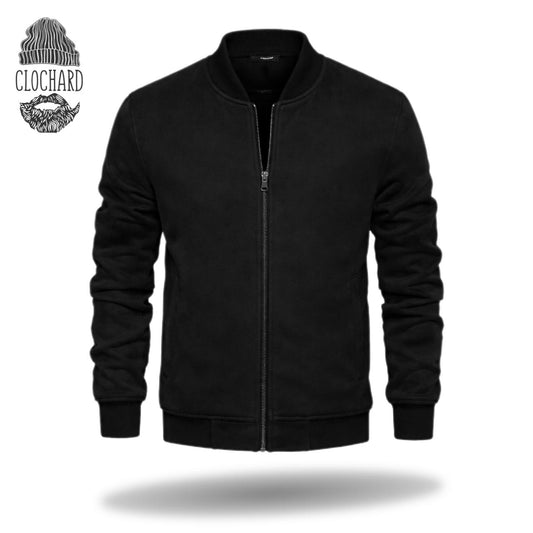 blouson faux daim