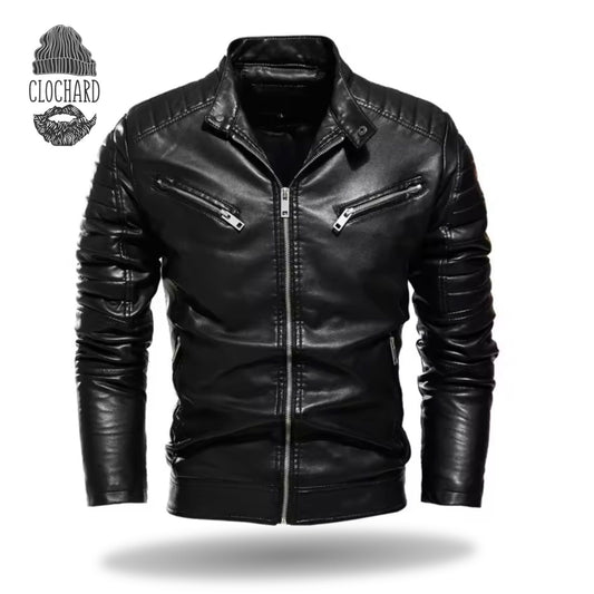 Blouson cuir synthétique ref01