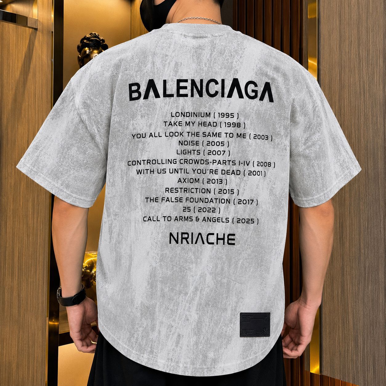 T-shirt  Effet Délavé