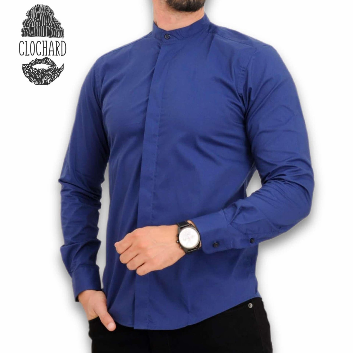 Chemise col mao