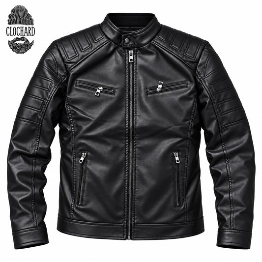 Blouson cuir synthétique reff 01