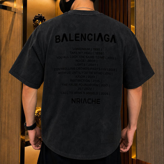 T-shirt  Effet Délavé