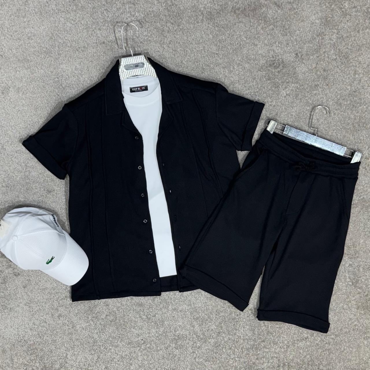 Ensemble Chemise : Short avec Cordon