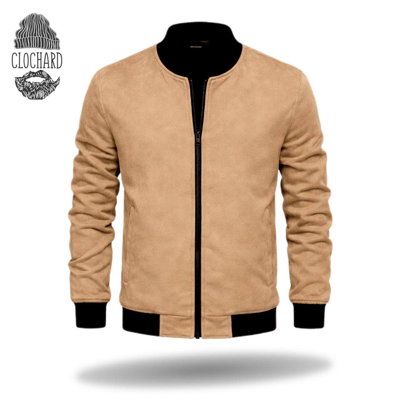 blouson faux daim