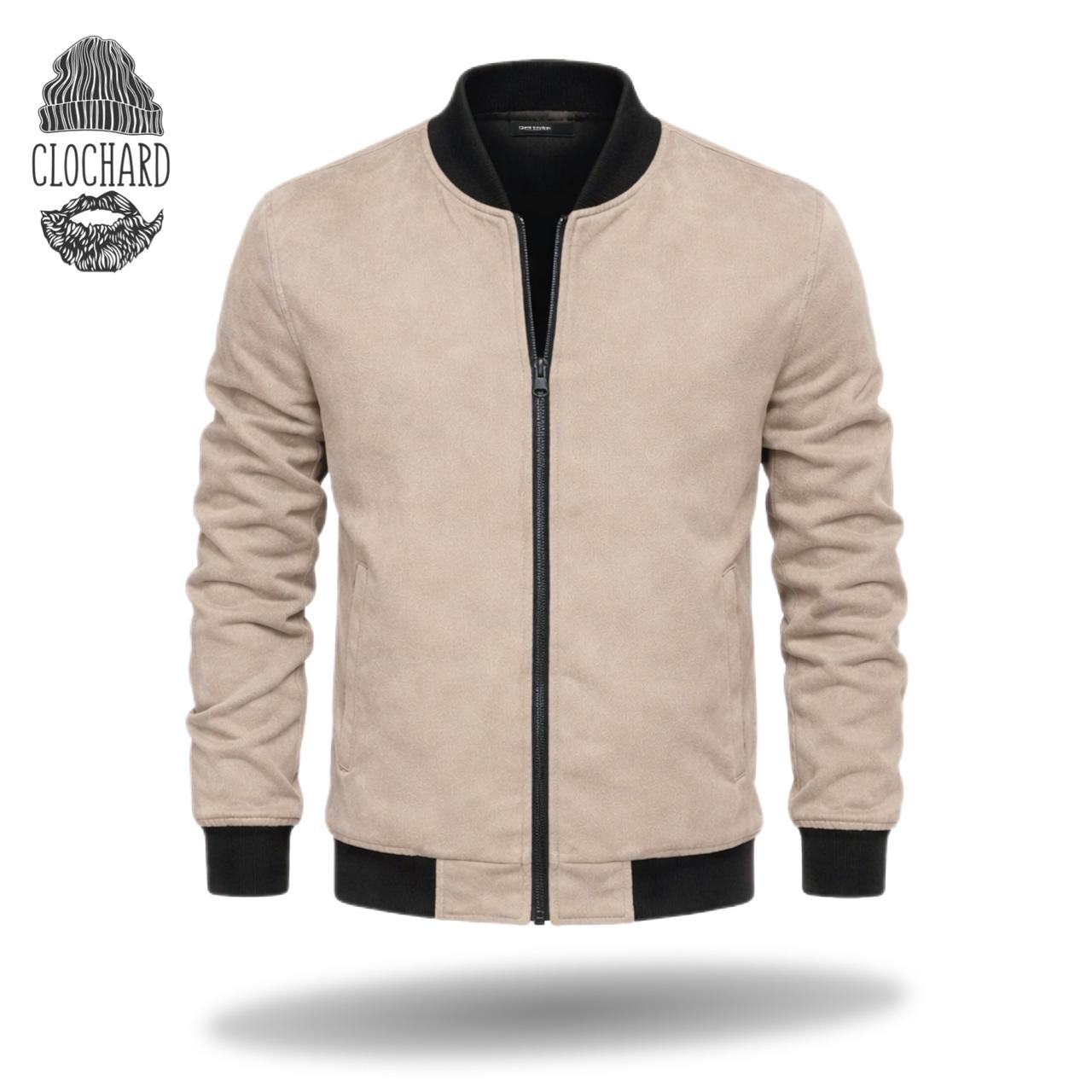 blouson faux daim