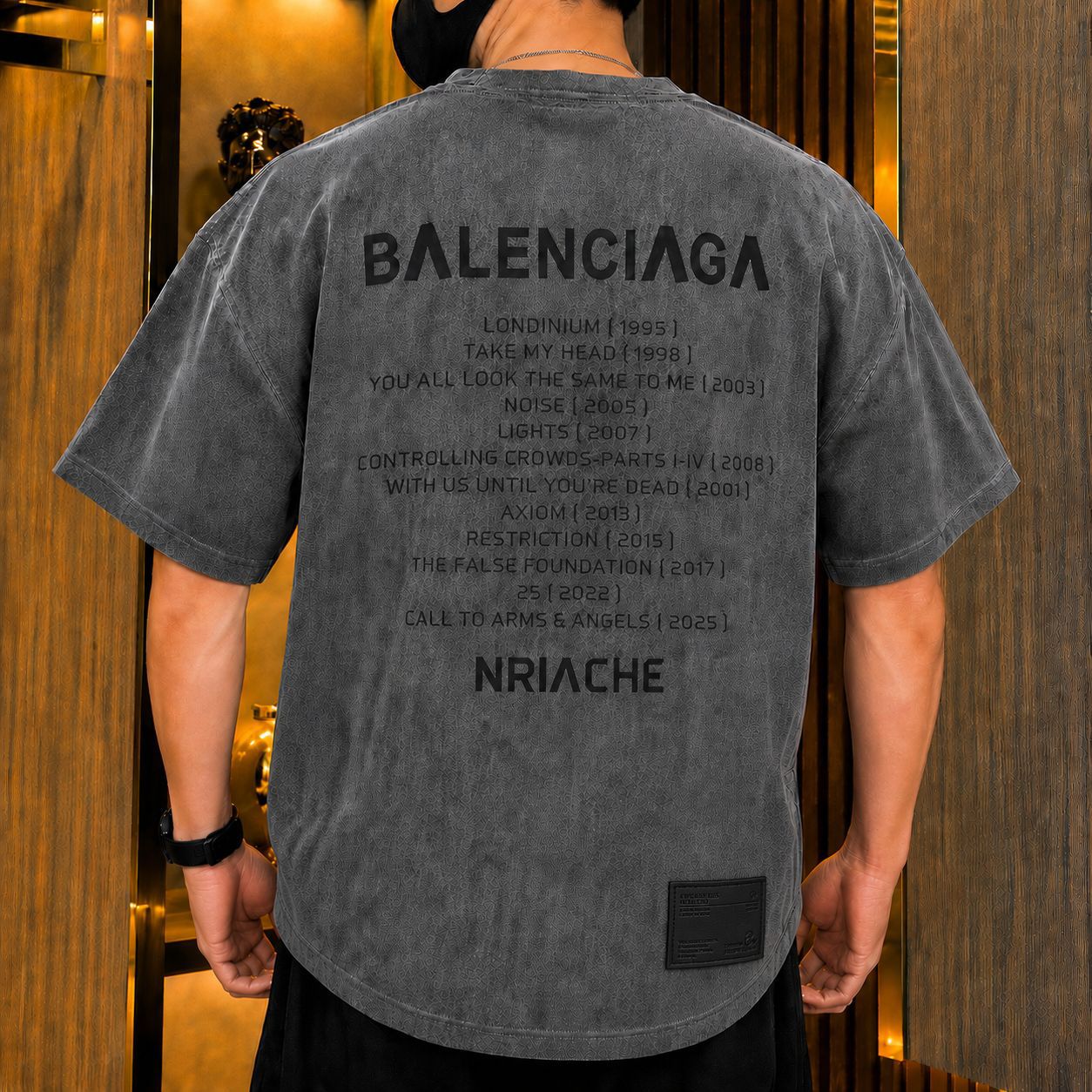 T-shirt  Effet Délavé