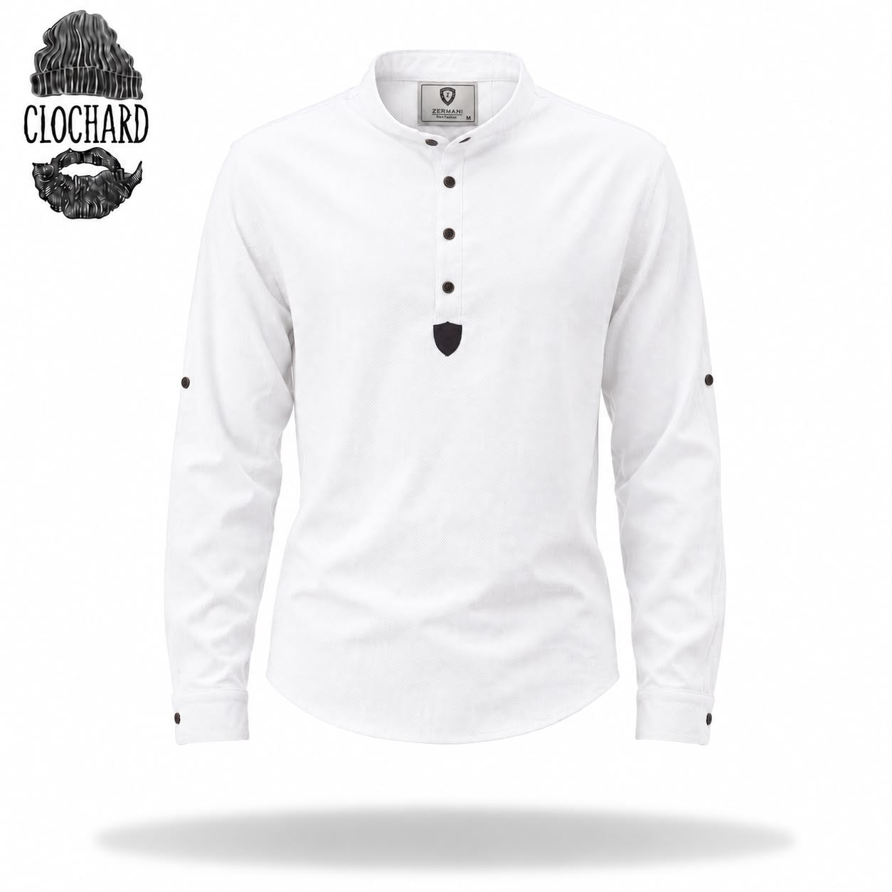 Chemise Col Officier 4 Boutons