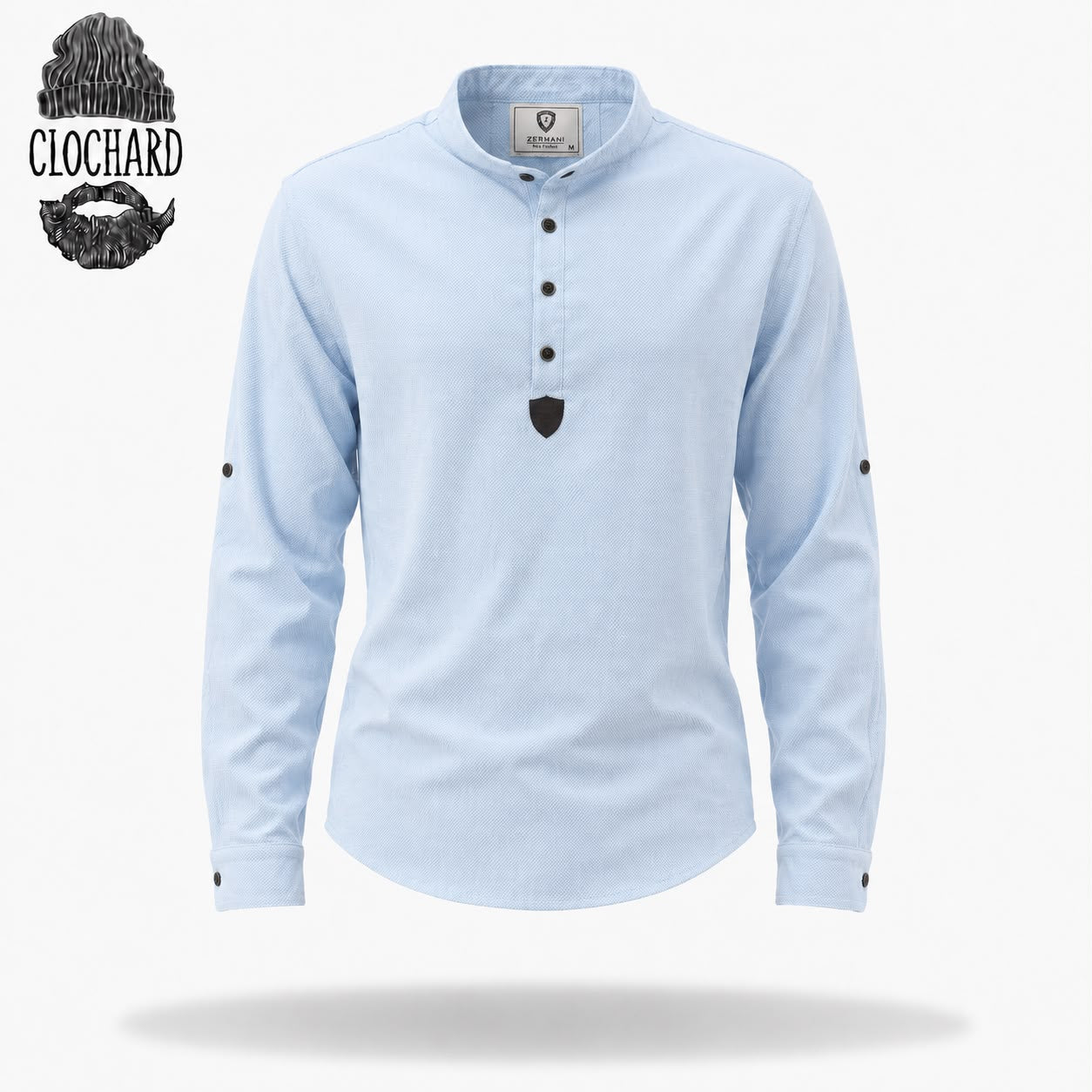 Chemise Col Officier 4 Boutons
