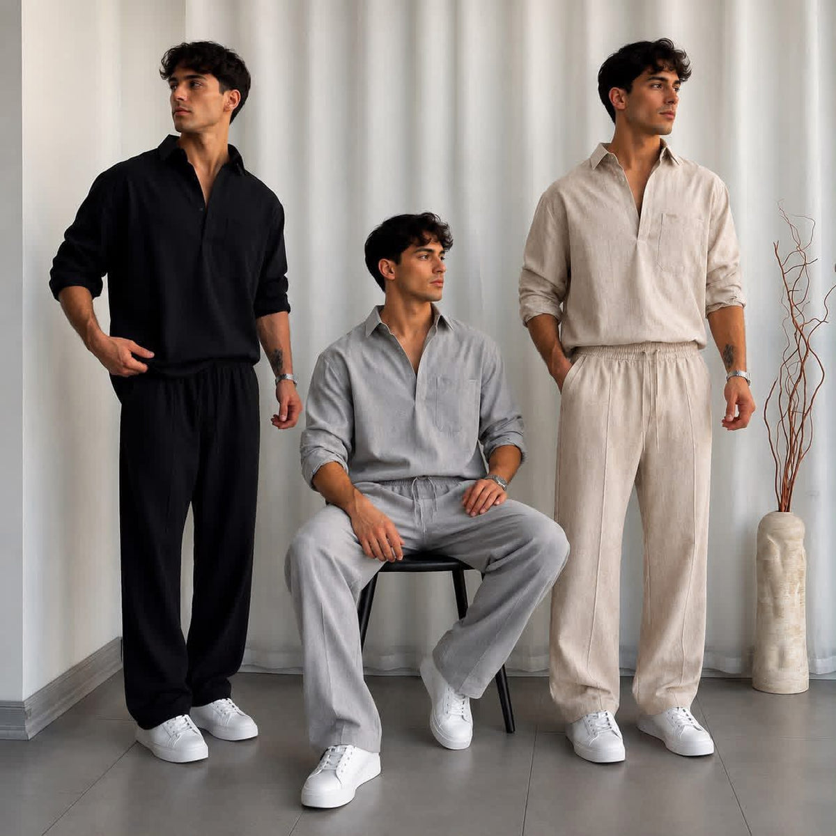Ensemble PORTOFINE EN LIN
