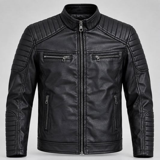 Blouson cuir synthétique reff 02