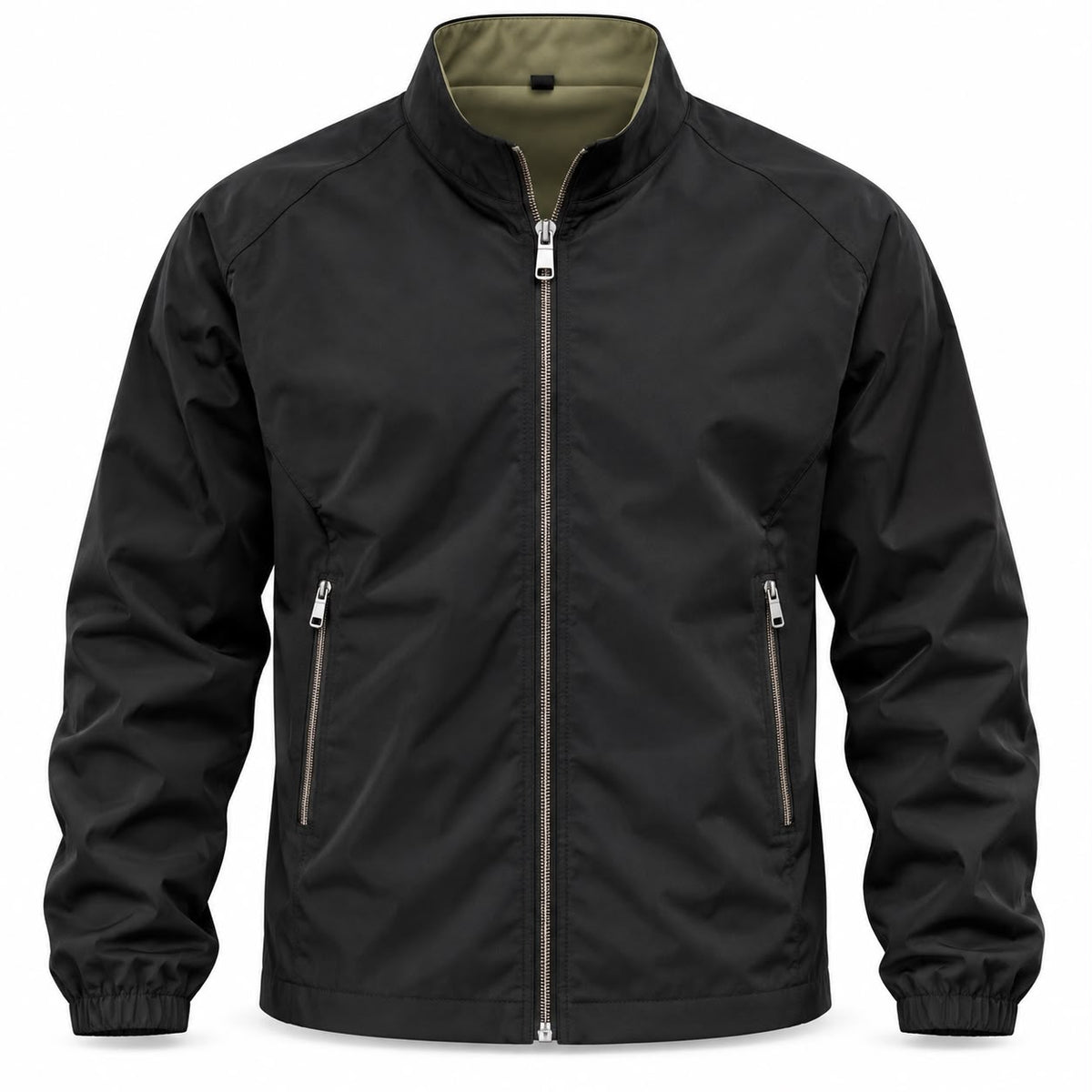 Urban Zip Jacket Homme – Veste Légère à Col Montant
