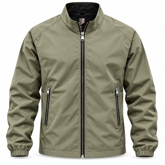 Urban Zip Jacket Homme – Veste Légère à Col Montant
