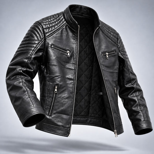 Blouson cuir synthétique reff MK33