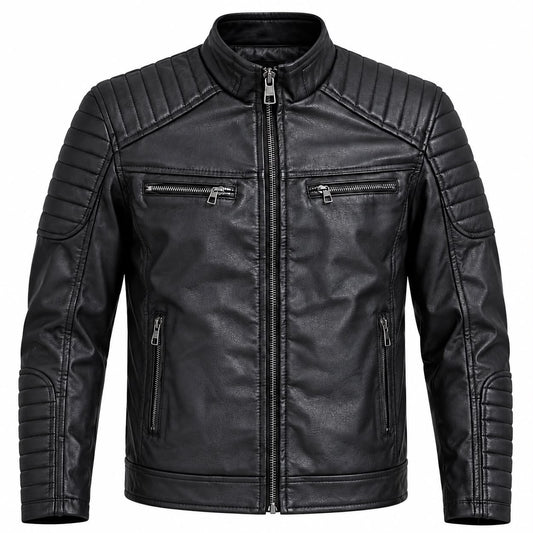Blouson cuir synthétique reff 02
