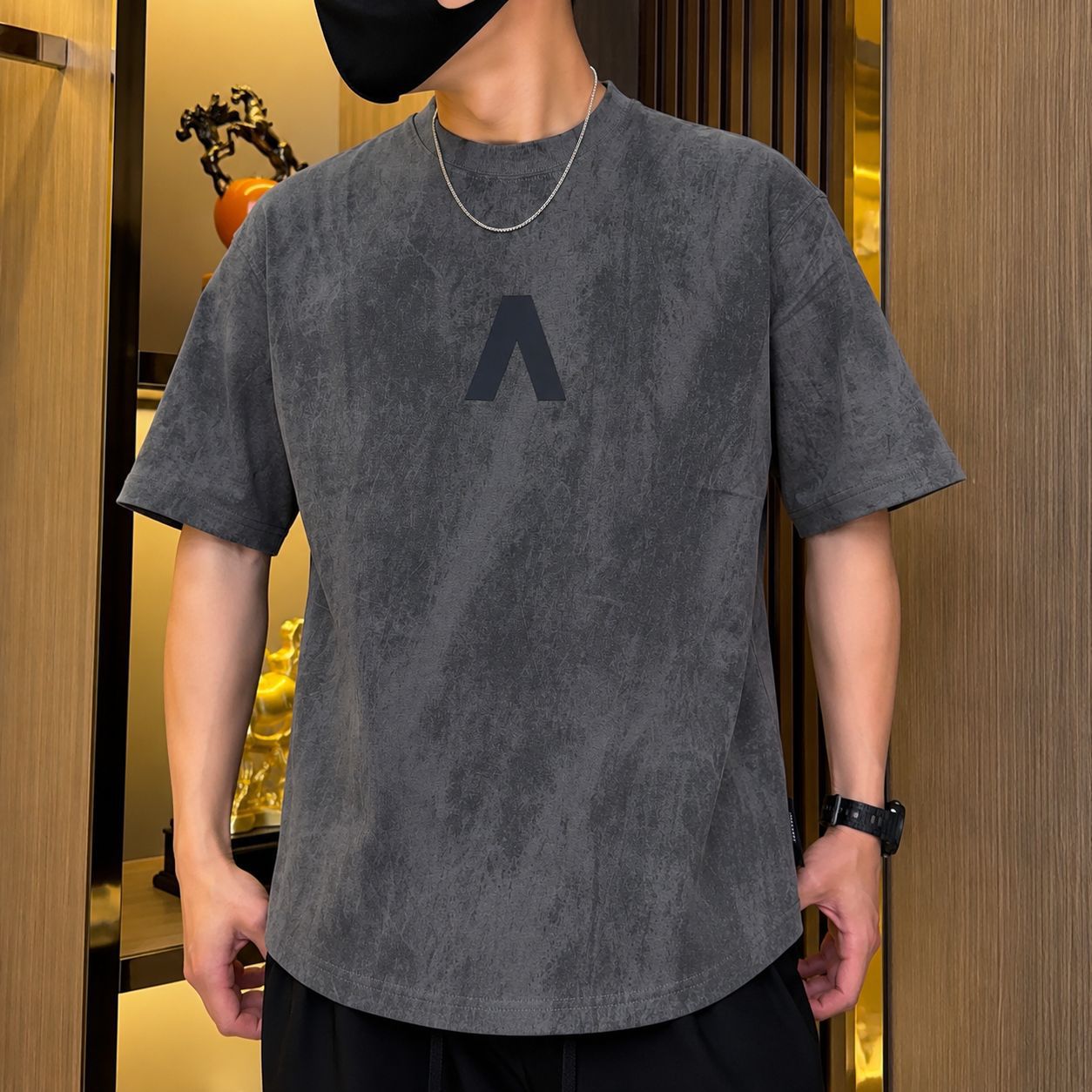 T-shirt  Effet Délavé
