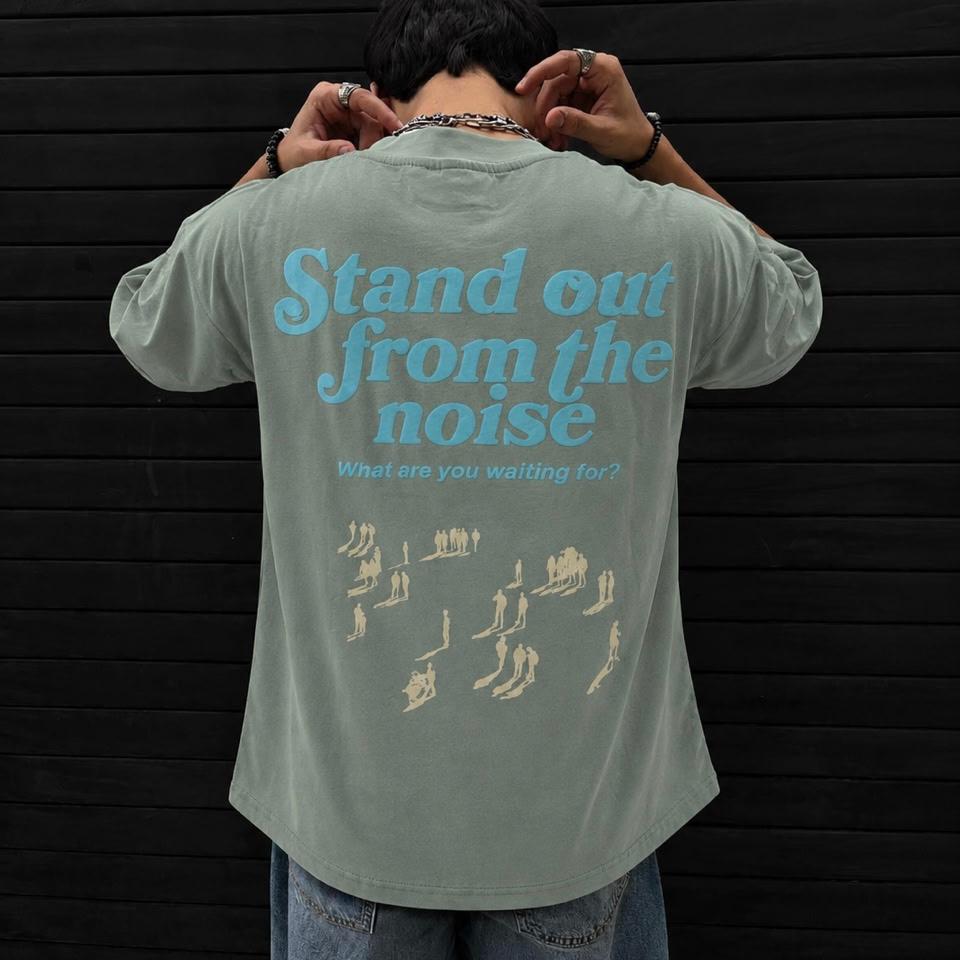 T-shirt Oversized Unisexe “STAND OUT”
