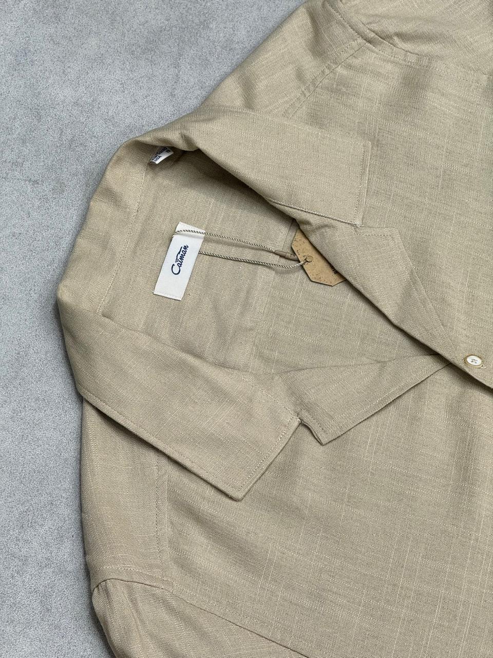 Ensemble Chemise &amp; Short en Lin – Élégance Décontractée