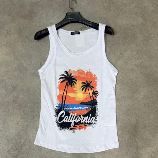 T-shirt Sans Manches  "California "