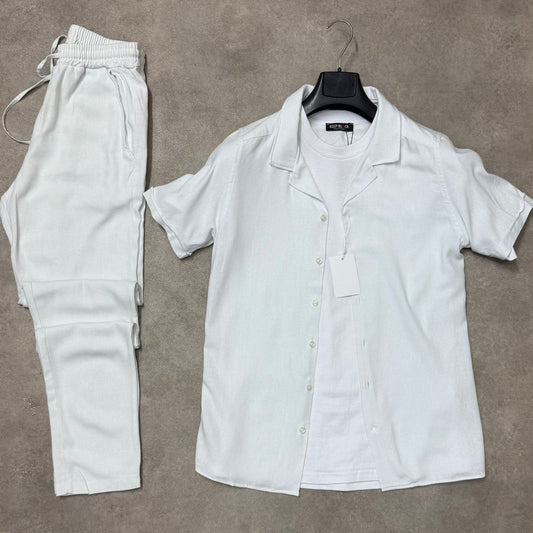 Ensemble Chemise & Pantalon en Lin ref 204