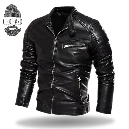 Blouson cuir synthétique ref06