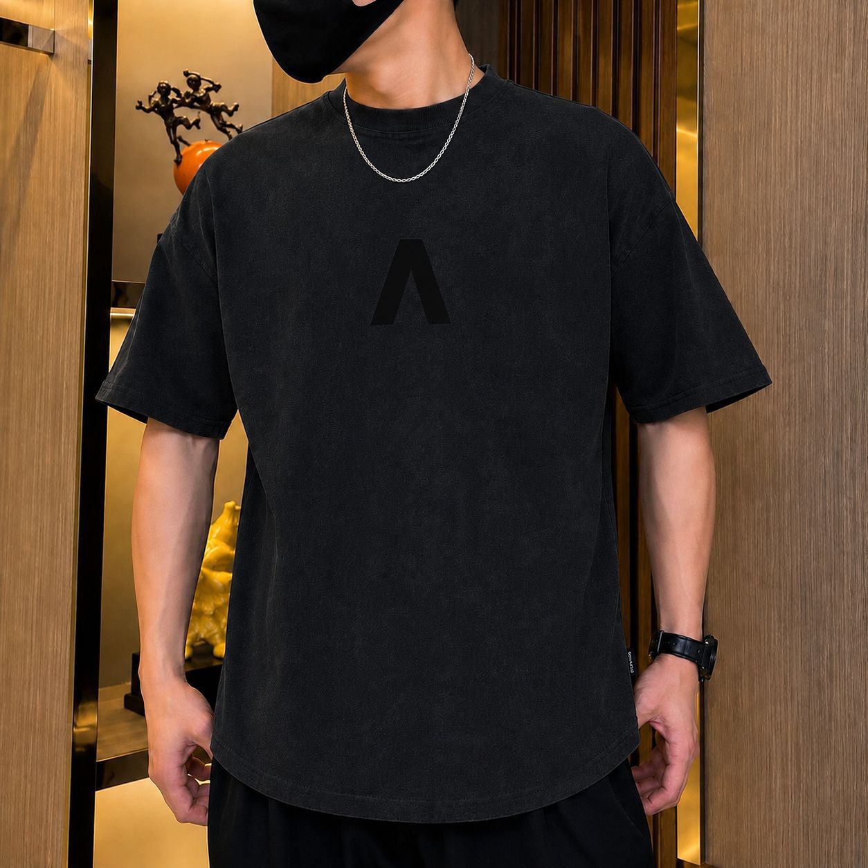 T-shirt  Effet Délavé