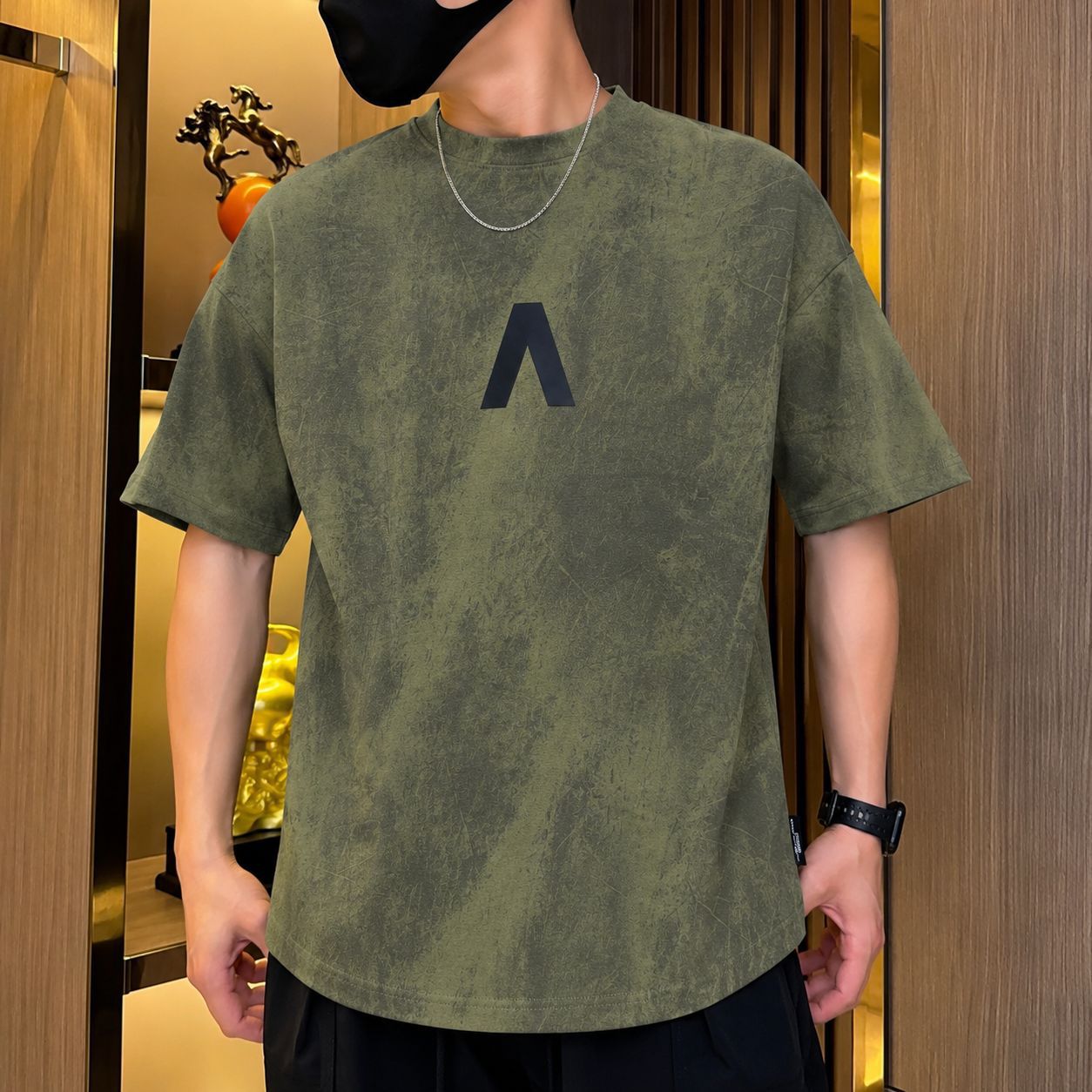 T-shirt  Effet Délavé