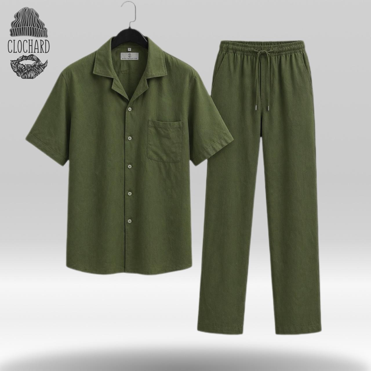 Ensemble Chemise & Pantalon en Lin ref67