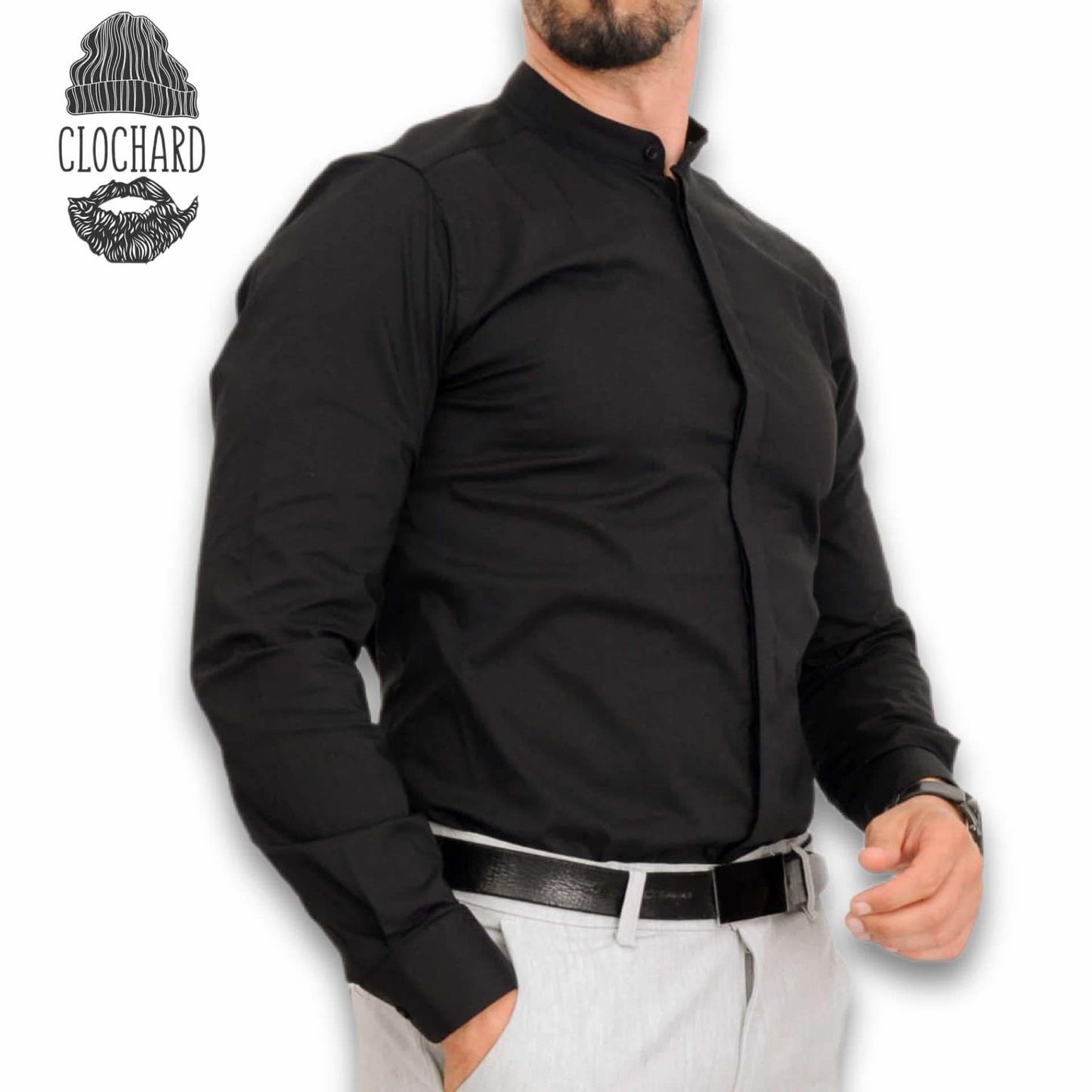 Chemise col mao