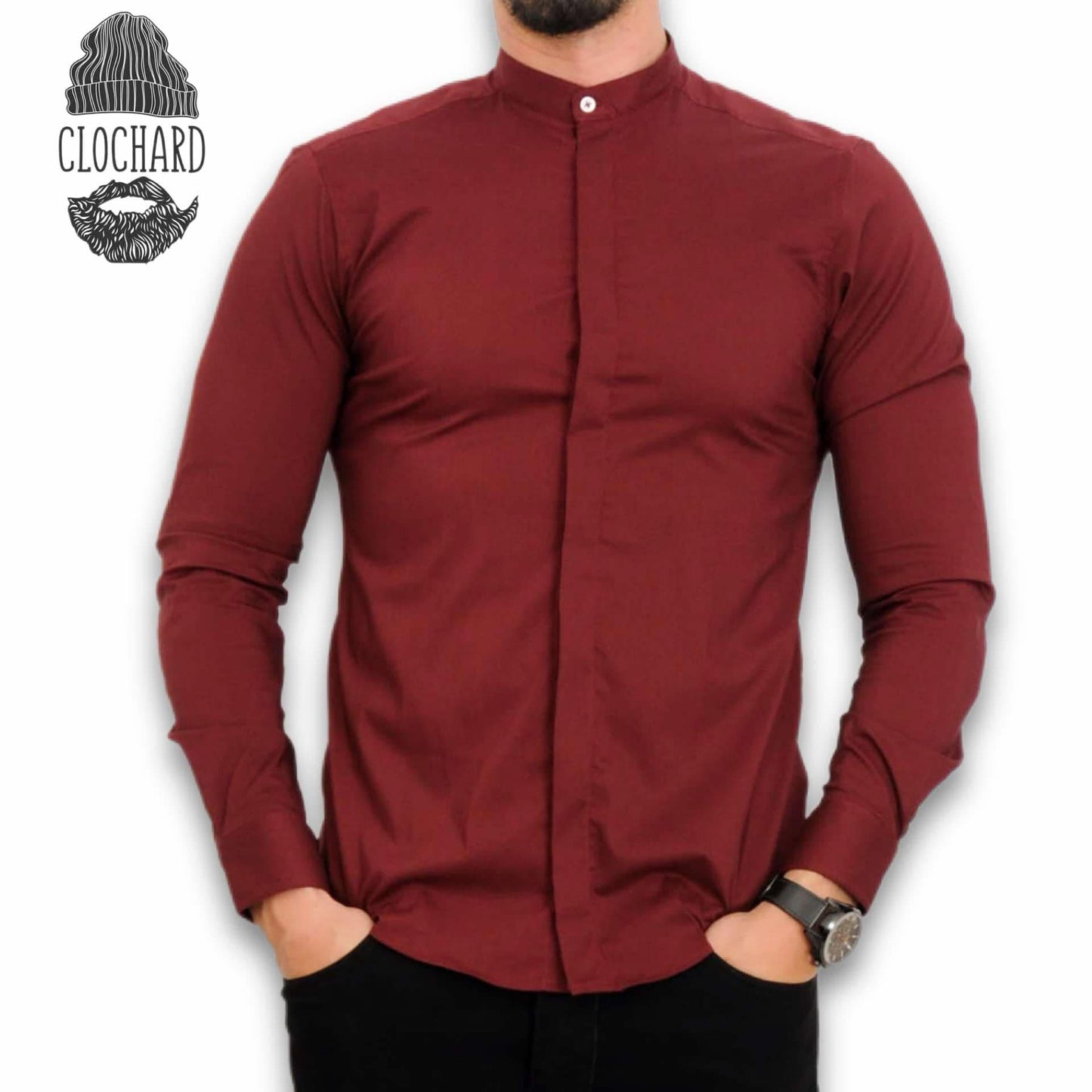 Chemise col mao