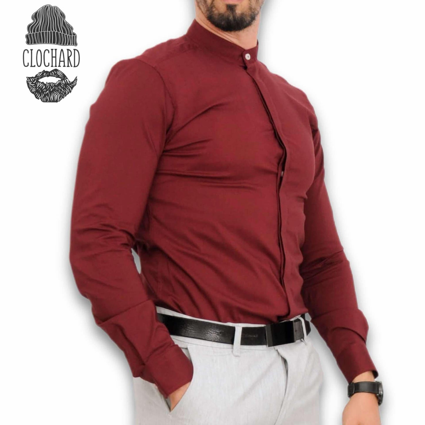 Chemise col mao