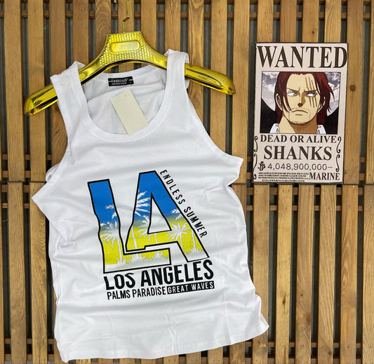 T-shirt Sans Manches " Los Angeles "